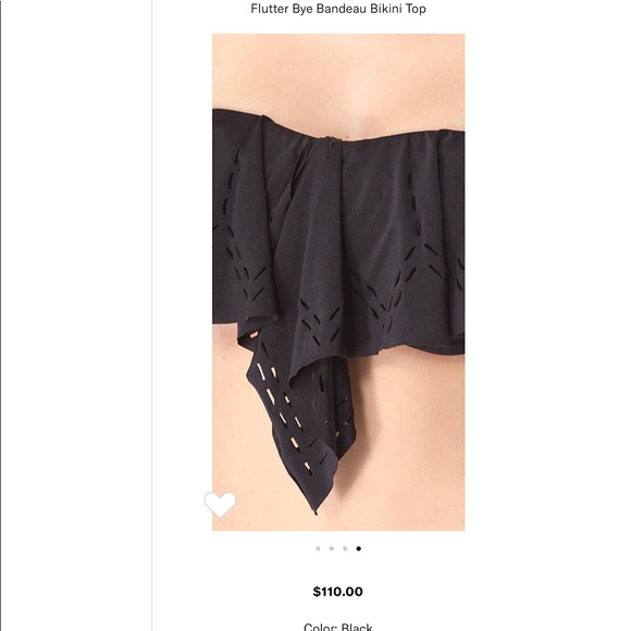 New L*Space Flutter Bye Bandeau Bikini Top - Picture 5 of 9